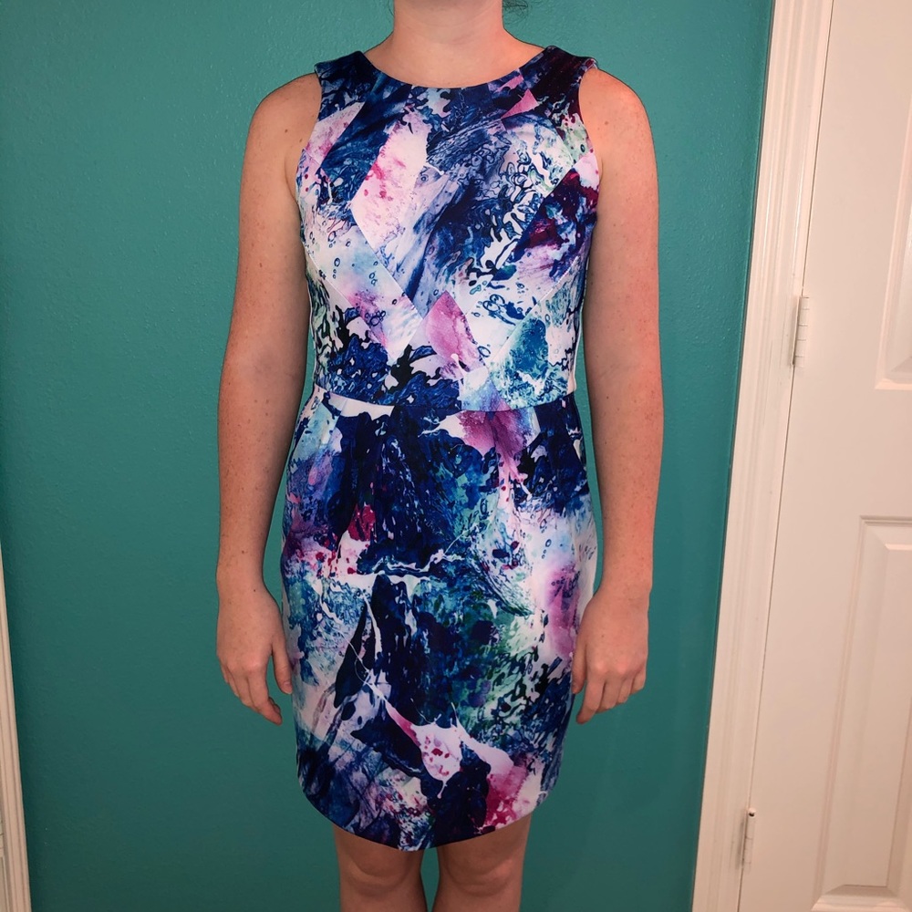 Stylish, multicolored Amanda Uprichard dress